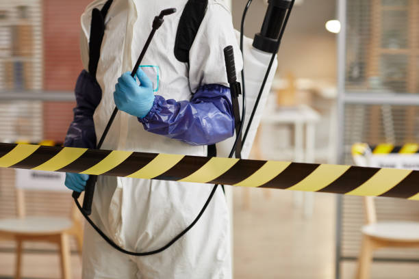 Professional Blood Cleanup technician working in Sayville, NY